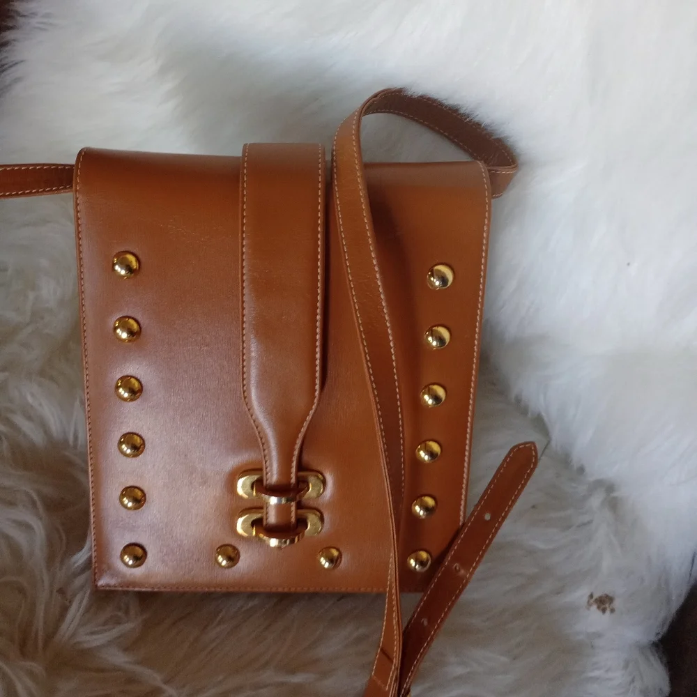 Vintage Leather Crossbody COGNAC - Picture 3 of 8